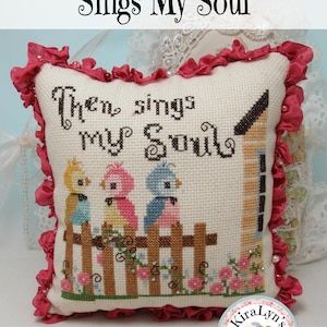 Śpiewa moja dusza - wzór haftu krzyżykowego „Wiara” - pobierz plik PDF od KiraLyn's Needlearts