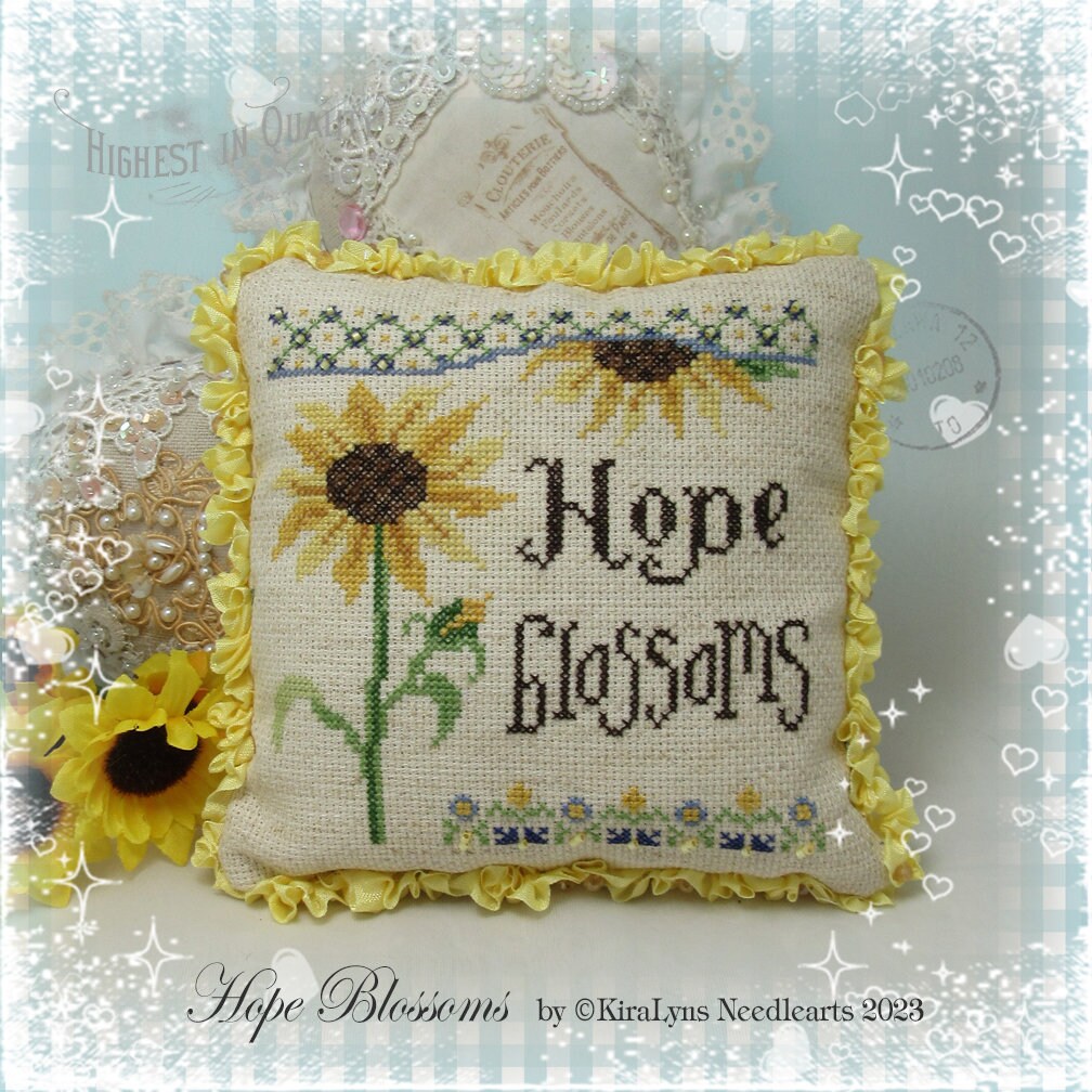 Hope Blossoms Cross Stitch Pattern Pdf Download by Kiralyns Needlearts ...
