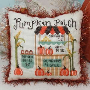 Pumpkin Patch cross stitch pattern - pdf download by KiraLyns Needlearts