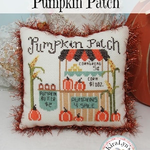 Pumpkin Patch - Pumpkin cross stitch pattern - pdf download by KiraLyns Needlearts