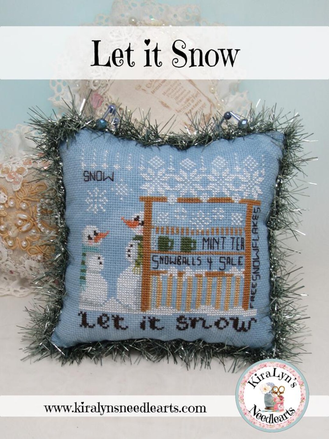 Let It Snow - Winter Cross Stitch Pattern -PDF Download by Kiralyn's ...