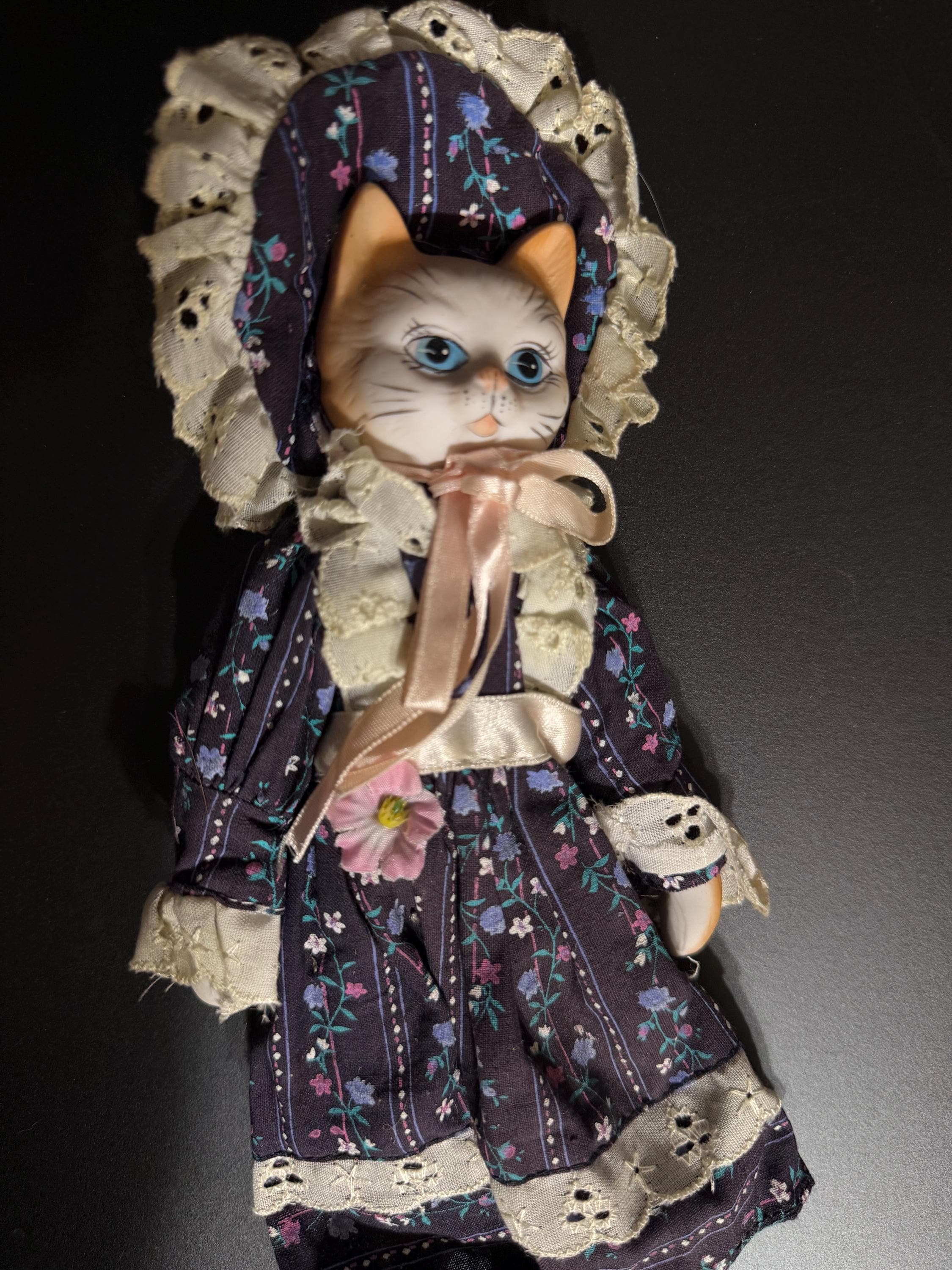 Ceramic Cat Doll Vintage - Etsy