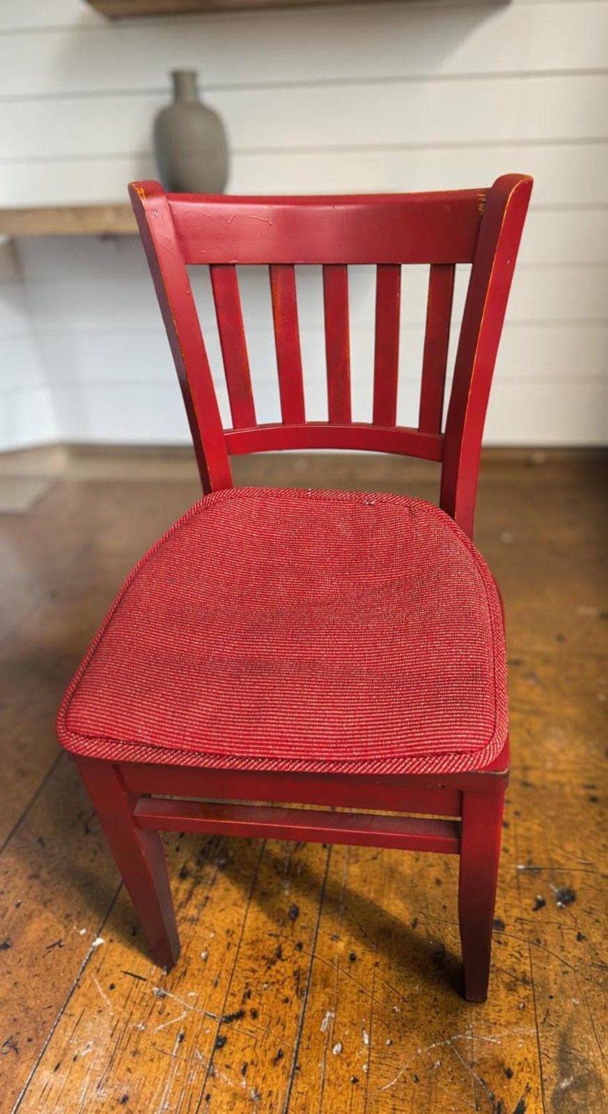 Vintage Red Dining Chair - Etsy