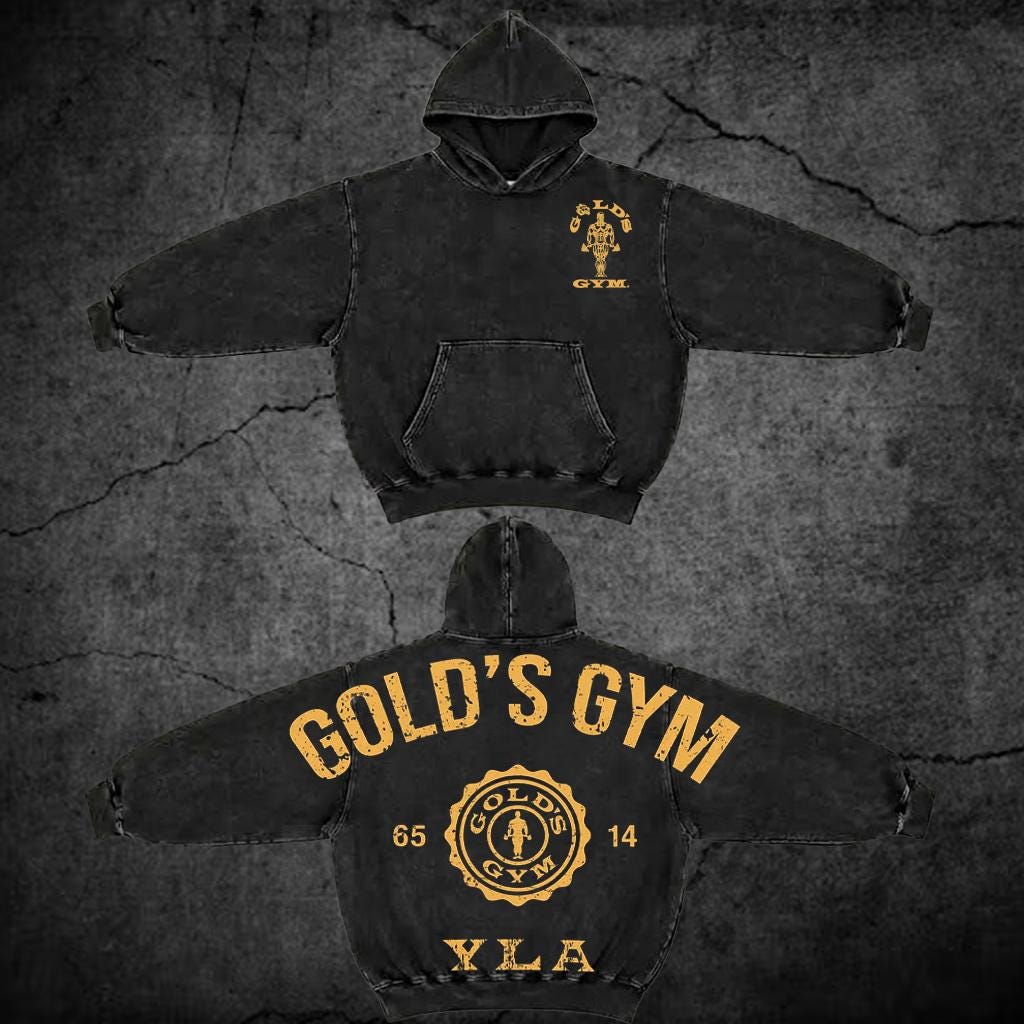 Golds Gym Hoodie - Etsy