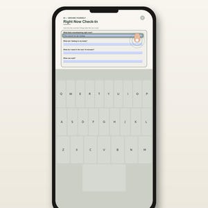 Puede incluir: Una pantalla de smartphone que muestra una interfaz de planificador digital con el texto USE IT THE MOMENT YOU NEED IT, Right on your phone — no printer needed, y Type your answer right into the planner — works with the free Adobe Acrobat Reader app.
