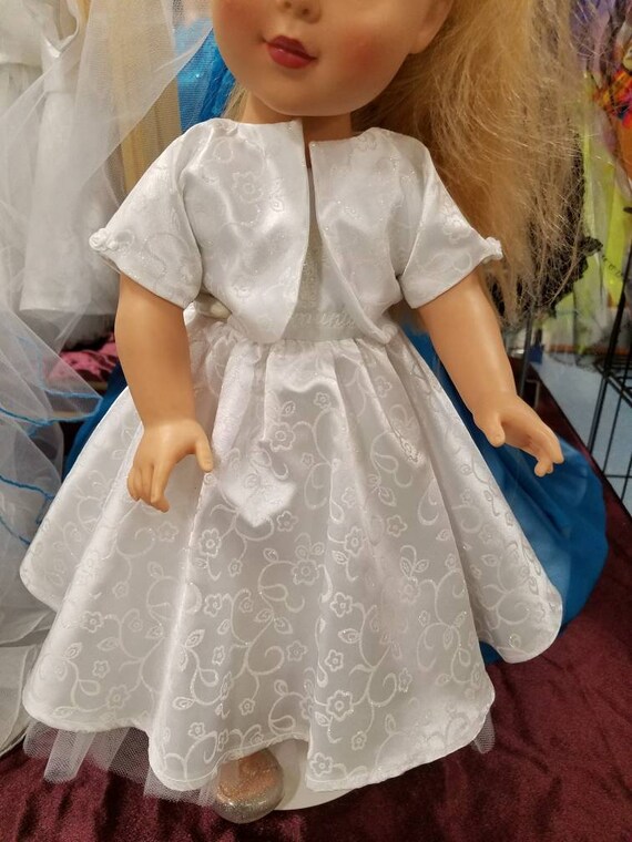 american girl doll 1st communion dress