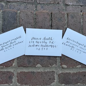 Custom Envelope Addressing | Hand Lettered Wedding Envelopes | Personalized Calligraphy | Wedding Invitation | Custom Mail