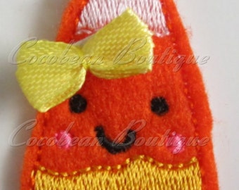 Candy Corn feltie-mini embroidery-felties-instant download