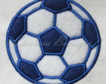 embroidery applique Soccer ball