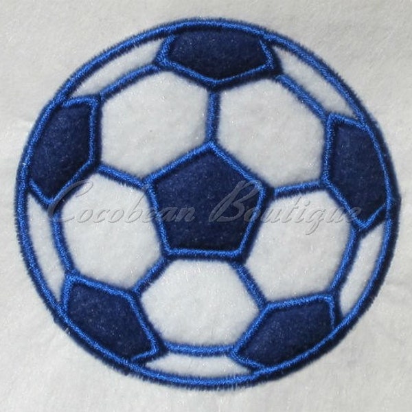Soccer Applique Etsy