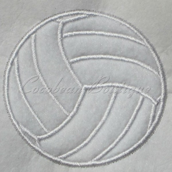 embroidery applique Volleyball