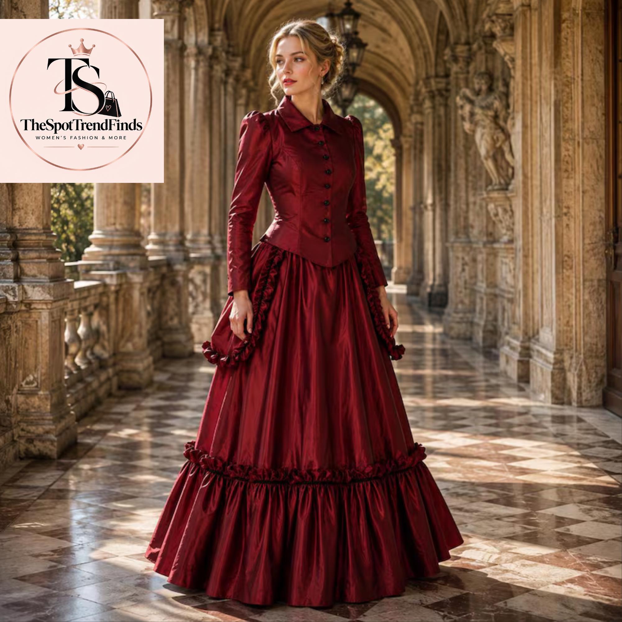 French Vintage Victorian Dress - Etsy