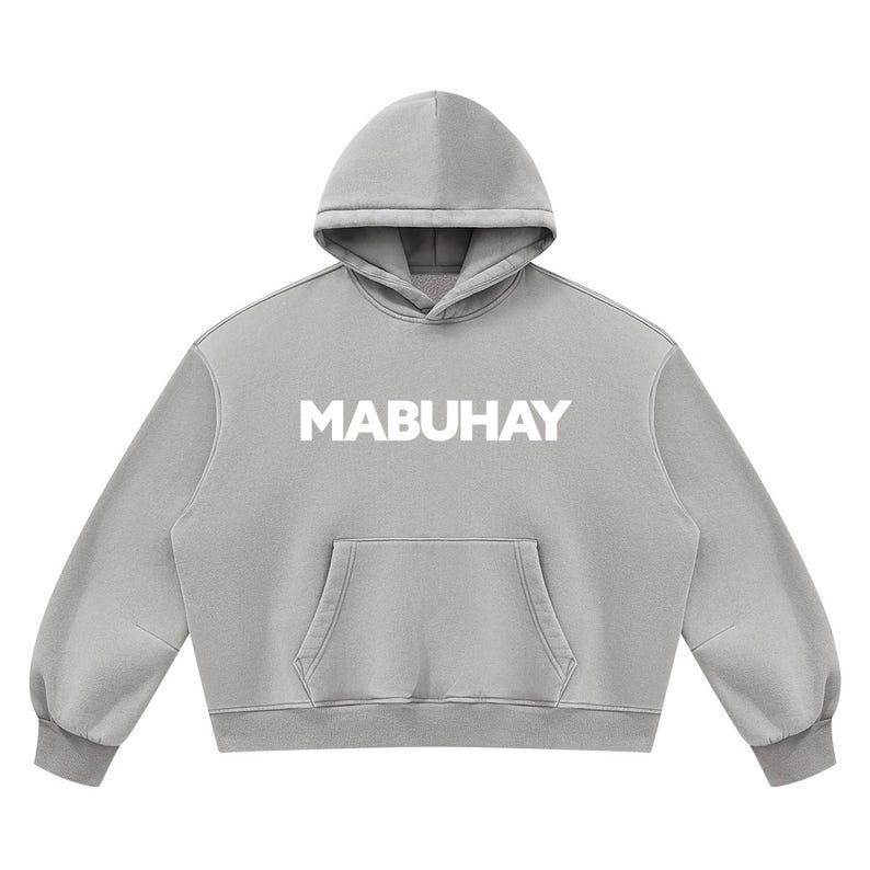 MABUHAY - Unisex Vintage Wash Boxy Fleece Hoodie image 3