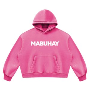 MABUHAY - Unisex Vintage Wash Boxy Fleece Hoodie image 5