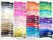 Elastic Hair Ties - Assorted Colors - You Choose Color - No Crease - 65 Colors Available - Toddler/Teen/Adult - Sport/Yoga/Everyday Wear 