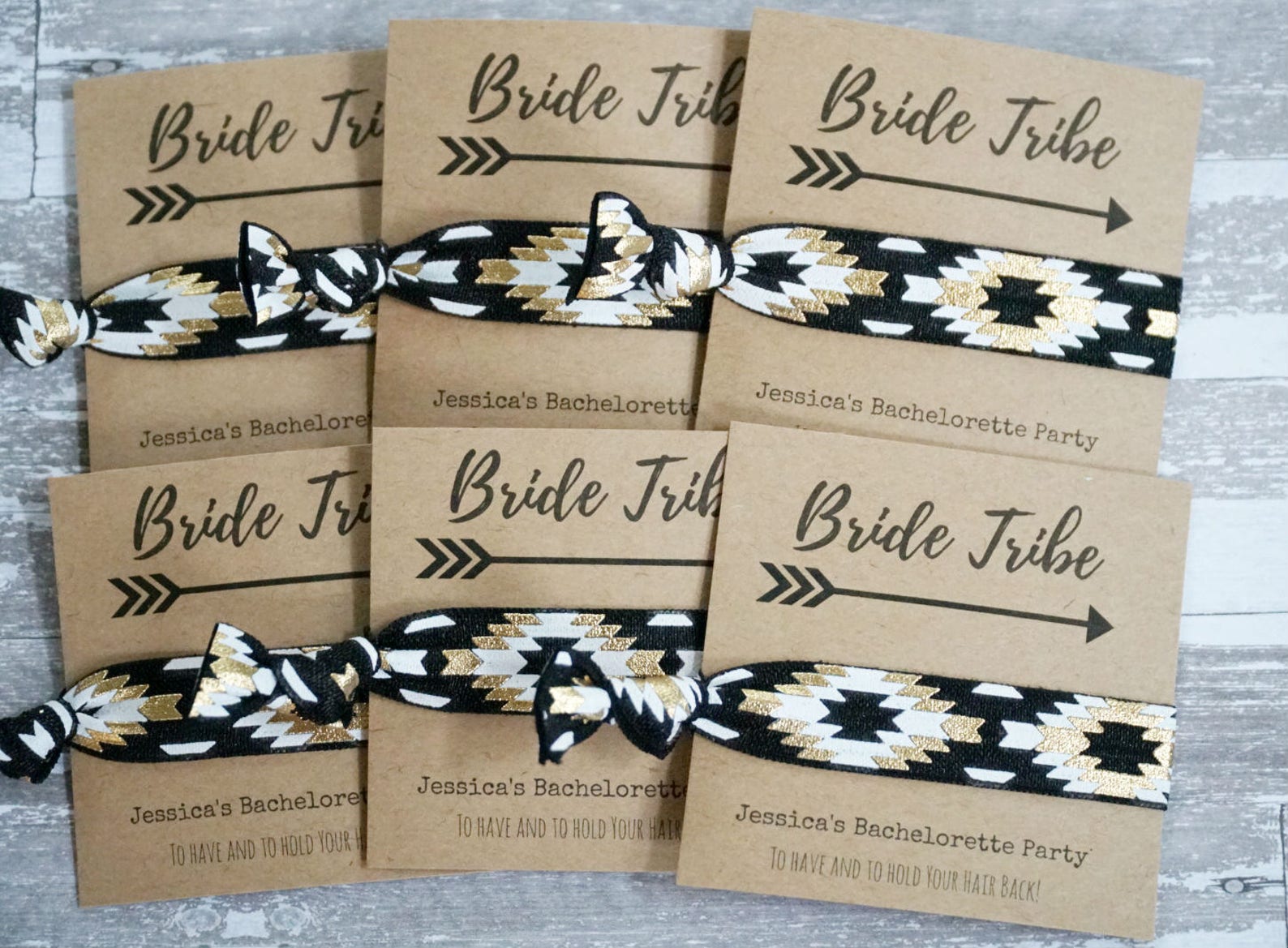 Design Your Own Hair Ties Gift Set Select Card and Hair Ties Etsy