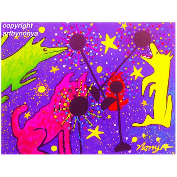 Four Singing A Vocal Gift for Dog Lover and for Music