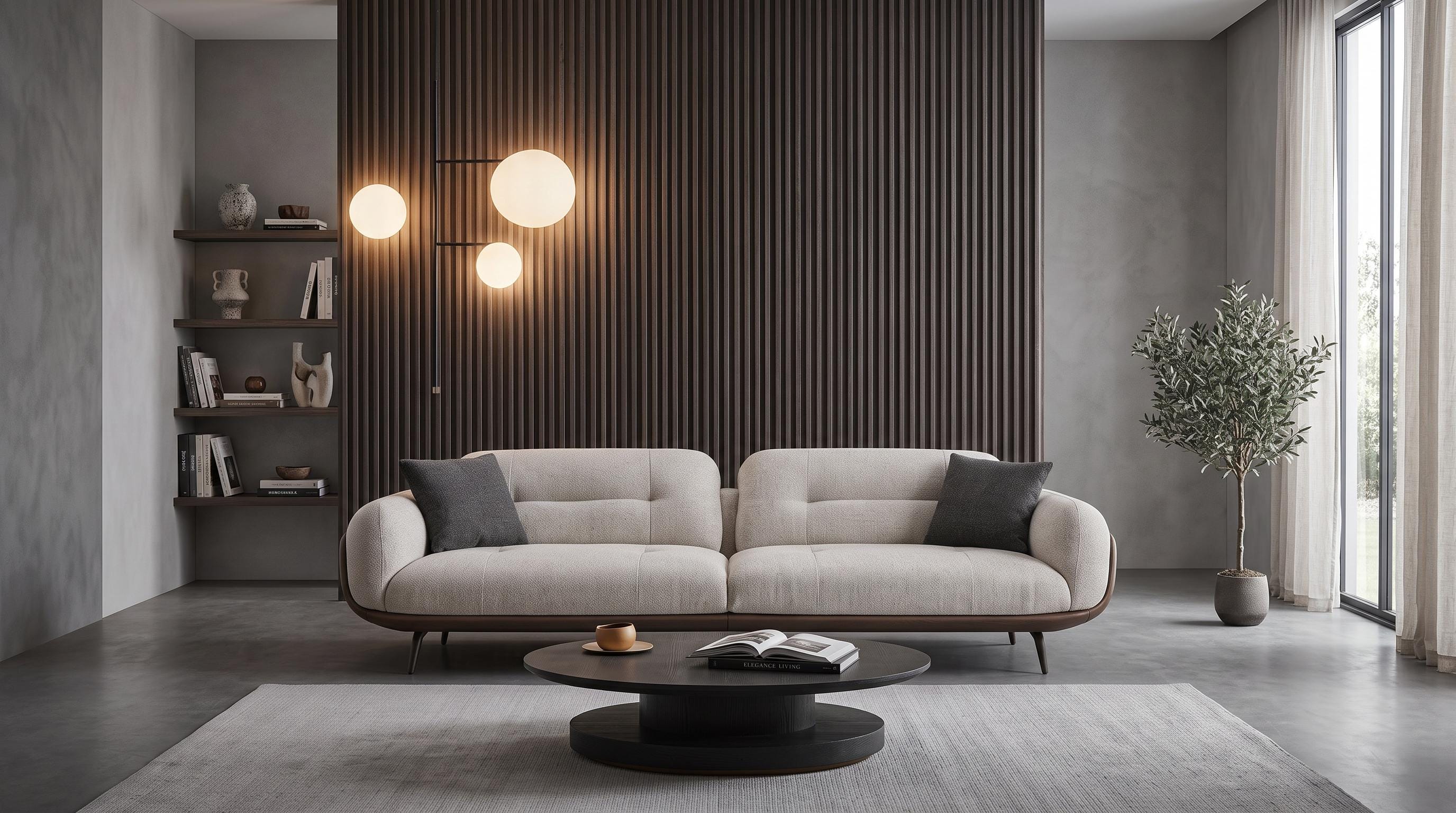 Modern curved sofa - Etsy 日本