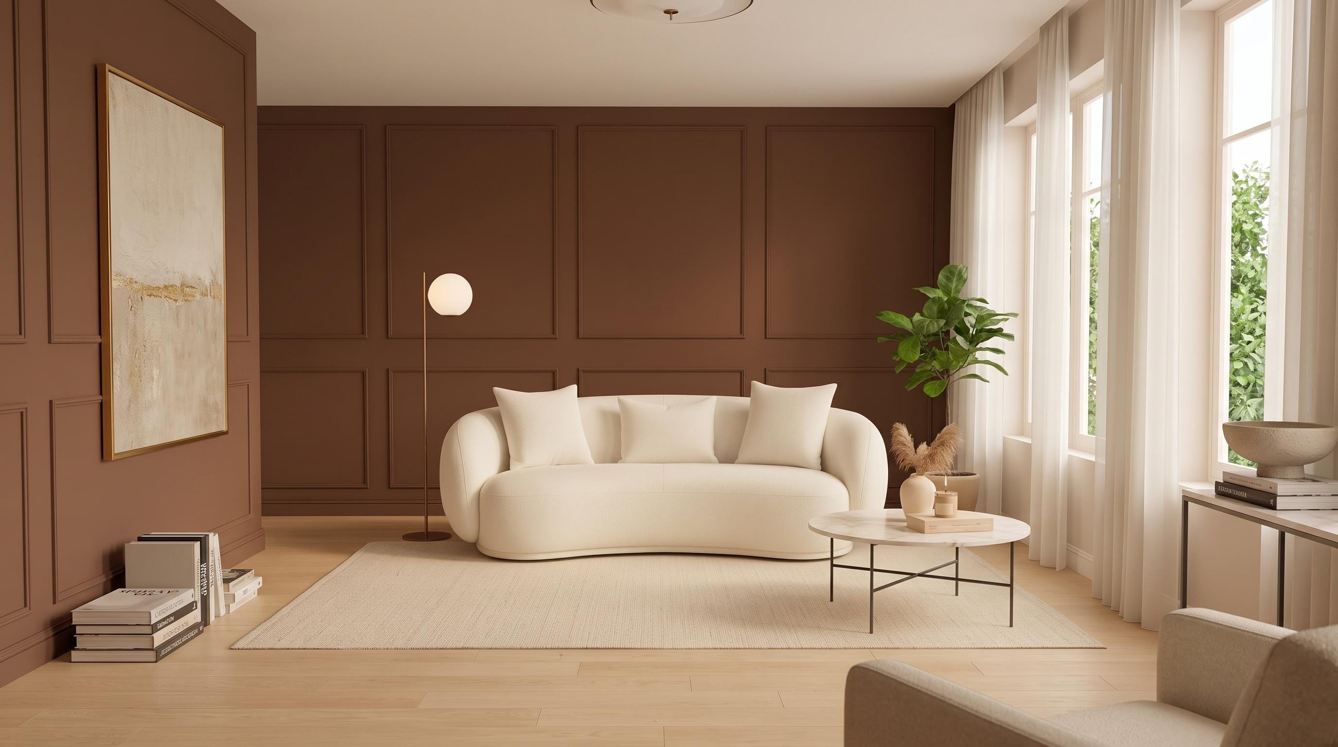 Modern curved sofa - Etsy 日本