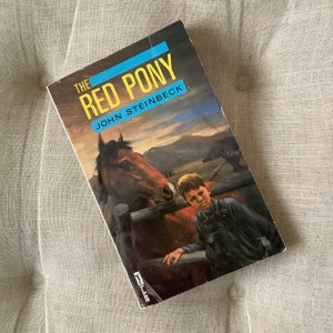The Red Pony by John Steinbeck // Vintage Book // 1988
