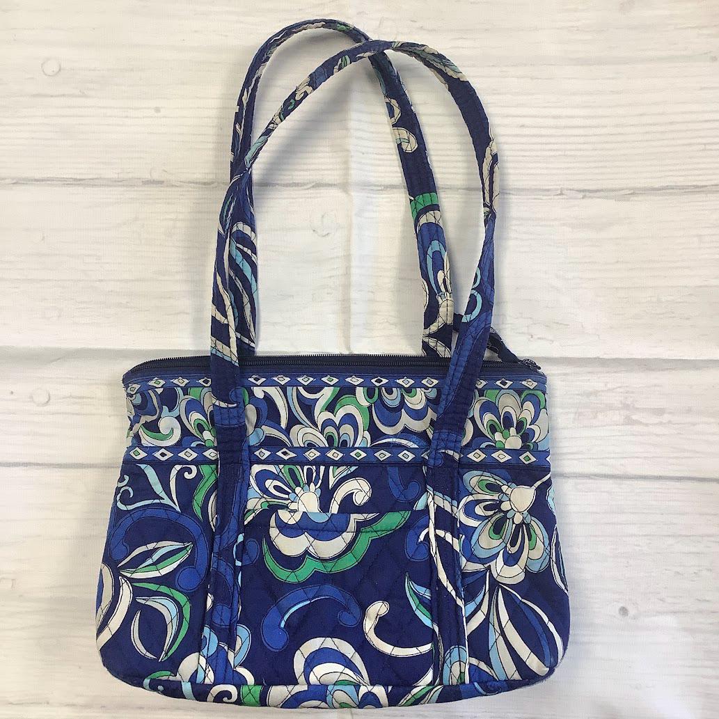 Vera Bradley Shoulder Bag // Mediterranean Blue Pattern  display picture 1