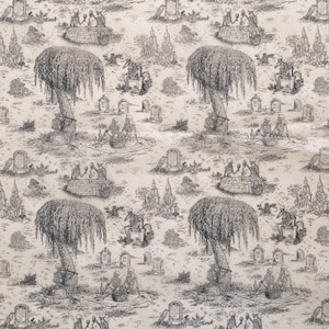 Skeleton Picnic Toile Underglaze Transfer