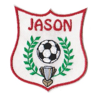 Personalized Custom Embroidered Soccer Patch