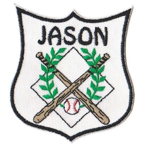Personalized Custom Embroidered Baseball Softball Patch