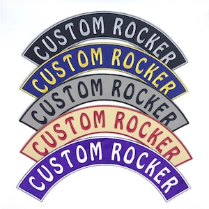 Custom Patches for Jackets Custom Back Patch Biker Patch Custom Patch Rockers