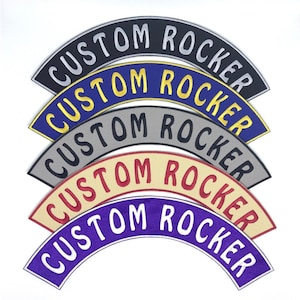 Custom Patches for Jackets Custom Back Patch Biker Patch Custom Patch Rockers