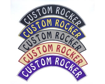 Custom Patches for Jackets Custom Back Patch Biker Patch Custom Patch Rockers