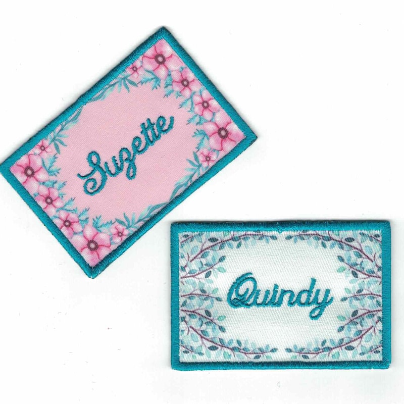 Custom Patch, Personalized Patch with Hoop and Loop Fastener