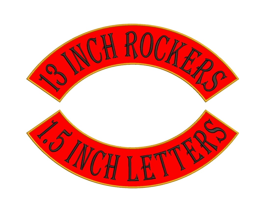 Patch Rocker Background 13 Inch Custom Rocker Patches Custom Rocker Patch - Etsy