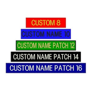 2 Inch Straight Rockers Embroidered Custom Patch With Hook and Loop Fastener Available