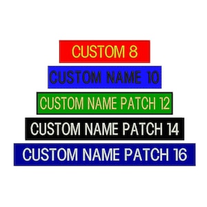 2 Inch Straight Rockers Embroidered Custom Patch With Hook and Loop Fastener Available