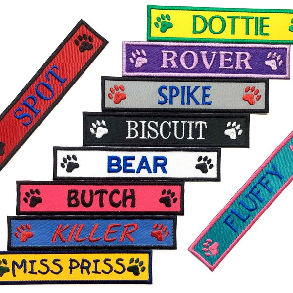 5 Inch Velcro Name Patch Etsy