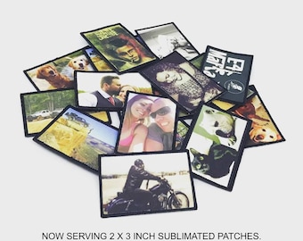Custom Photo Patch Tactical Morale Picture Patch with Hook and Loop Fastener Available