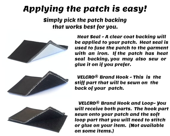 Velcro clearance iron on