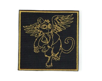 Embroidered Flying Monkey Patch Iron On Applique Oz
