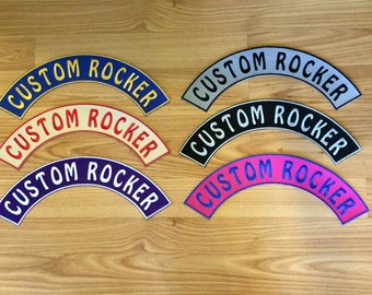 Custom Patches for Jackets Custom Back Patch Biker Patch Custom Patch Rockers