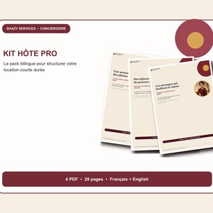 Bilingual Short-Term Rental Host Kit | Process, Messages and PDF Guide