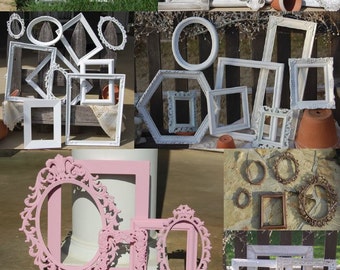 vintage picture frame collage