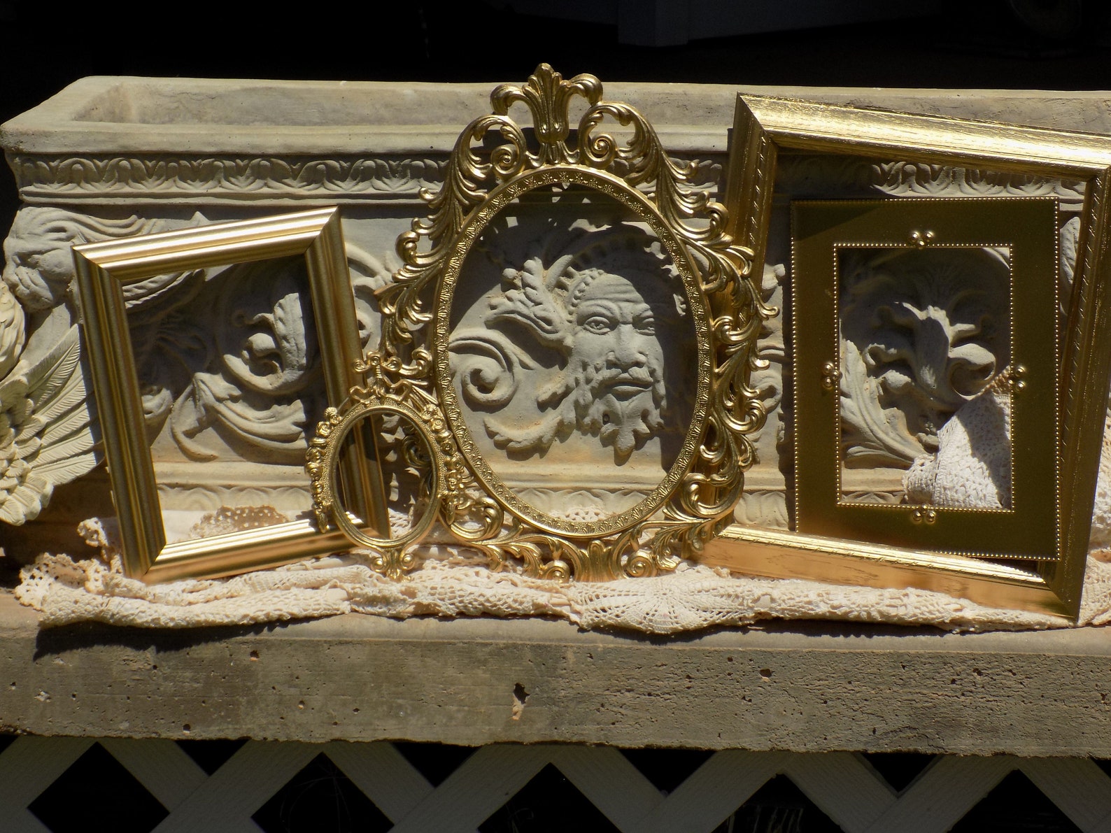 Set of 5 Gold Picture Frames Gold Wall Frames WEDDING Etsy