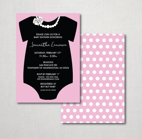 baby onesie invitations
