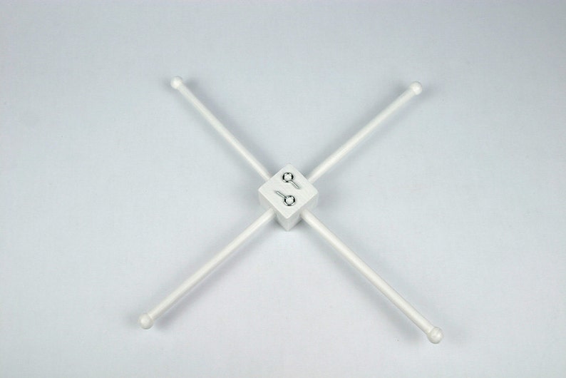 DIY White Wooden Mobile Hanger / Crib Hanger DIY Baby Mobile Etsy