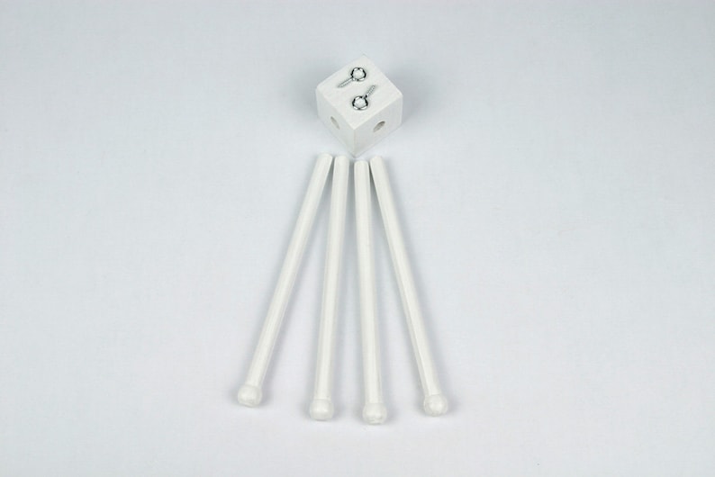 DIY White Wooden Mobile Hanger / Crib Hanger DIY Baby Mobile Etsy