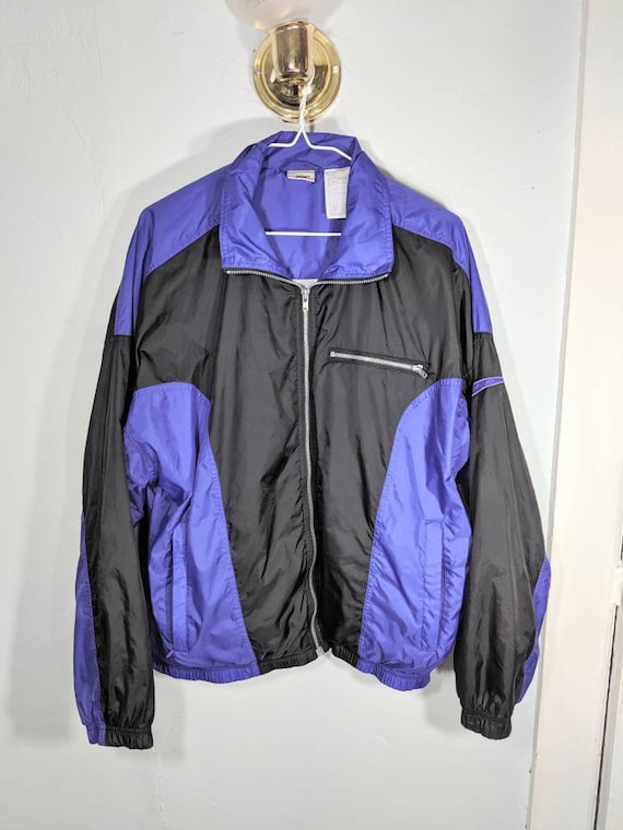 purple and black nike jacket