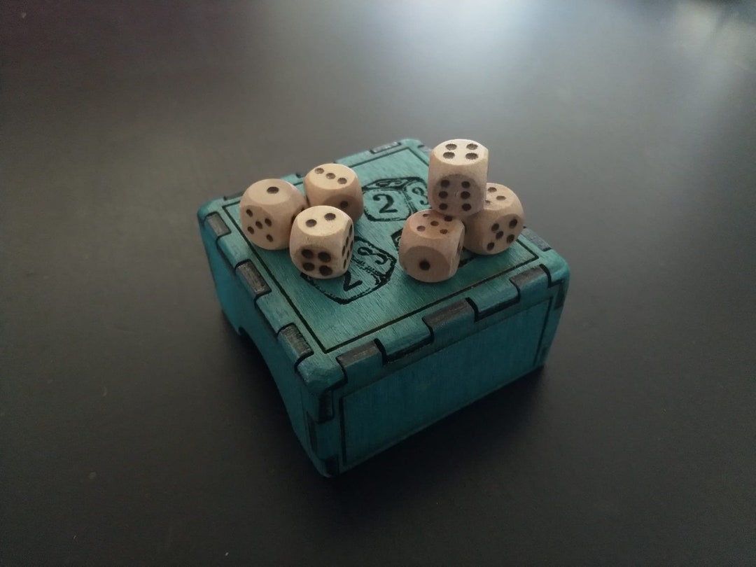 Classic Mini D6 Wooden Dice, 10mm - Table Top Role Playing and Gaming ...