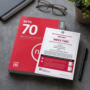 NFPA 70 National Electrical Code 2026 Edition Paperback with Index Tab