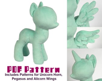 my little pony plush pattern